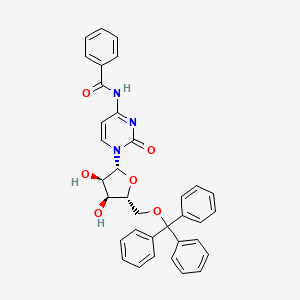 5'-Trt-N4-Bz-rC structure, CAS 41092-41-5