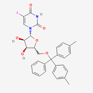 5'-O-(4,4'-DiMethyltrityl)-5-iodouridine structure, CAS 158728-68-8
