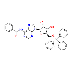 5'-Trt-N6-Bz-rA structure, CAS 18404-90-5