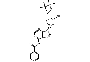 N6-BENZOYL-5'-O-TERT-BUTYLDIMETHYLSILYL-2'-DEOXYADENOSINE structure, CAS 51549-39-4