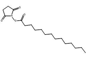 Succinimidyl Myristate structure, CAS 69888-86-4