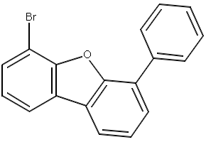 4-bromo-6-phenyldibenzo[b,d]furan structure, CAS 1010068-84-4