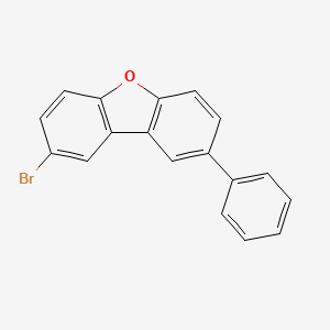 2-bromo-8-phenyldibenzo[b,d]furan structure, CAS 2A-1172835