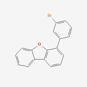 4-(3-bromophenyl)dibenzo[b,d]furan structure, CAS 2A-1172844