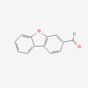 3-Dibenzofurancarbaldehyde structure, CAS 51818-91-8