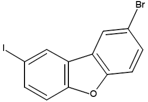 2-bromo-8-iododibenzofuran structure, CAS 916435-41-1