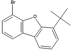 4-bromo-6-tert-butyldibenzo[b,d]furan structure, CAS 1438391-33-3