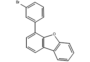 4-(3-bromophenyl)dibenzo[b,d]furan structure, CAS 889744-90-3