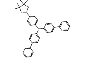 2-([1,1'-biphenyl]-4-yl)-4-phenyl-6-(3-(4,4,5,5-tetramethyl-1,3,2-dioxaborolan-2-yl)phenyl)-1,3,5-triazineChemicalBook structure, CAS 1696425-30-5