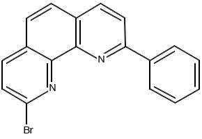 2-(4-BroMo-phenyl)-1,10-phenanthroline structure, CAS 149054-39-7