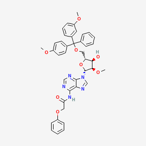 5'-O-DMT-2'-O-methyl-N6-phenoxyacetyl-D-adenosine structure, CAS 128219-81-8