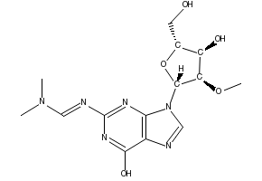 Guanosine, N-[(diMethylaMino)Methylene]-2'-O-Methyl- structure, CAS 183737-04-4