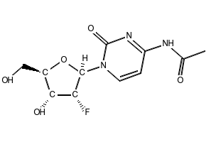 N4-Acetyl-2'-Fluoro-2'-deoxycytidine structure, CAS 159414-97-8