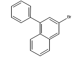 3-broMo-1-phenylnaphthalene structure, CAS 1629220-00-3