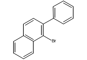 Naphthalene, 1-broMo-2-phenyl- structure, CAS 22082-93-5