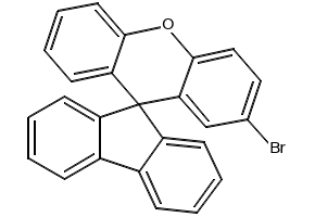 2'-Bromo-spiro[9H-fluorene-9,9'-[9H]xanthene] structure, CAS 1477458-14-2
