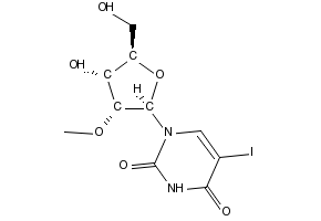 2'-(O-METHYL)-5-IODOURIDINE structure, CAS 34218-84-3