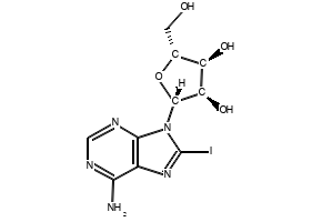 8-INDOADENOSINE structure, CAS 31281-88-6