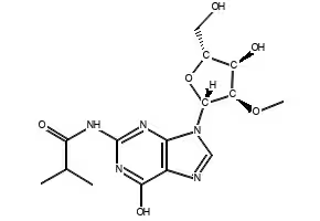N2-Isobutyryl-2'-O-Methyl-guanosine structure, CAS 63264-29-9
