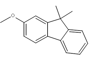 2-methoxy-9,9-dimethylfluorene structure, CAS 1514864-84-6