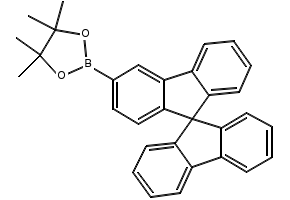 9,9-Spirodifluorene-3-Boronic acid pinacol ester structure, CAS 1346007-05-3