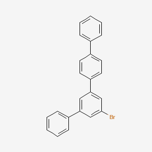 5'-bromo-1,1':3',1'':4'',1'''-quaterphenyl structure, CAS 2A-1172987