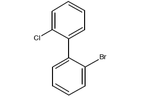 2-Bromo-2'-Chlorobiphenyl structure, CAS 107208-70-8