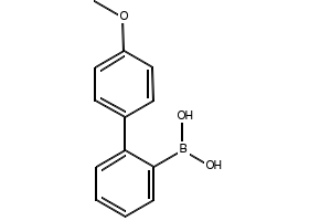 2'-Methoxy[1,1'-biphenyl]-2-yl)-boronic acid structure, CAS 169681-44-1