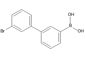 (3'-chloro-[1,1'-biphenyl]-3-yl)boronic acid structure, CAS 1107603-42-8