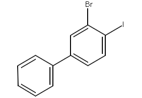 3'-bromo-3-iodo-1,1'-biphenyl structure, CAS 187275-76-9
