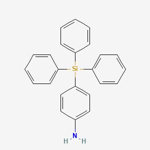 4-(triphenylsilyl)aniline structure, CAS 58293-15-5
