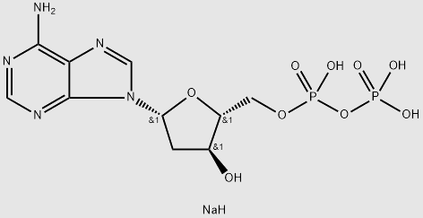 2''-DEOXYADENOSINE 5''-DIPHOSPHATE TRISODIUM SALT (DADP-NA3) structure, CAS 402491-35-4