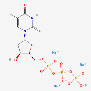 thymidine 5'-(trisodium hydrogen triphosphate) structure, CAS 27821-54-1