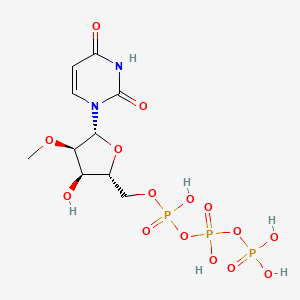 5'-(tetrahydrogen triphosphate), 2'-O-methyl-Uridine structure, CAS 143028-99-3