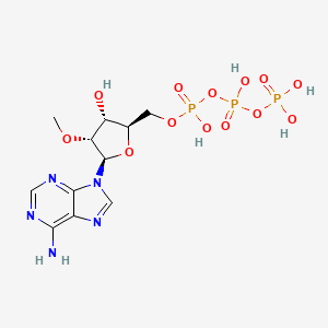 Adenosine 5'-(tetrahydrogen triphosphate), 2'-O-Methyl- structure, CAS 30948-06-2