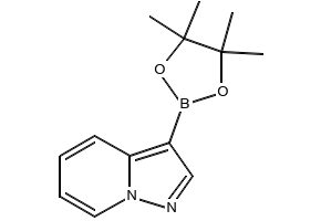 3-(4,4,5,5-TETRAMETHYL-1,3,2-DIOXABOROLAN-2-YL)PYRAZOLO[1,5-A]PYRIDINE structure, CAS 1207557-48-9