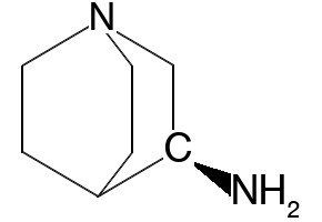 1-Azabicyclo[2.2.2]octan-3-ol,3-(mercaptomethyl)- structure, CAS 107220-26-8