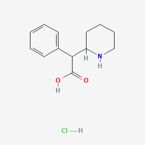 DL-erythro Ritalinic Acid Hydrochloride structure, CAS 19130-92-8