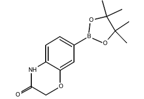 7-(4,4,5,5-tetramethyl-1,3,2-dioxaborolan-2-yl)-2H-benzo[b][1,4]oxazin-3(4H)-one structure, CAS 1219130-57-0