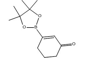 3-(Tetramethyl-1,3,2-dioxaborolan-2-yl)-cyclohex-2-enone structure, CAS 1187055-81-7