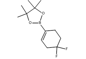 2-(4,4-Difluorocyclohex-1-en-1-yl)-4,4,5,5-tetraMethyl-1,3,2-dioxaborolane structure, CAS 1227068-84-9