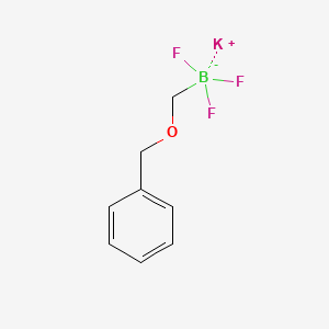 Potassium benzyloxymethyltrifluoroborate structure, CAS 1027642-25-6