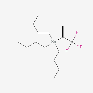 1,1,1 -trifluoro-2-tributyltin-propene structure, CAS 156628-75-0