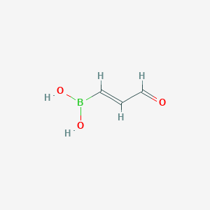 (2E)-1-propyenyl-3-boronic acid structure, CAS 161091-04-9