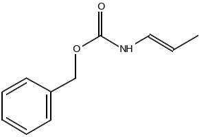 (E)-benzyl prop-1-en-1-ylcarbamate structure, CAS 260967-14-4