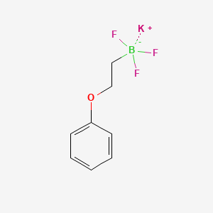 Potassium phenoxylethyl trifluoroborate structure, CAS 1408168-74-0