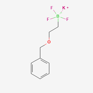 Potassium (2-(benzyloxy)ethyl)trifluoroborate structure, CAS 1408168-73-9