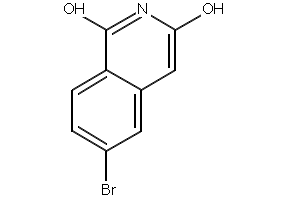 6-Bromoisoquinoline-1,3(2H,4H)-dione structure, CAS 501130-49-0