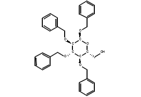 BENZYL 2,3,4-TRI-O-BENZYL-A-D-GLUCOPYRANOSIDE structure, CAS 59935-49-8