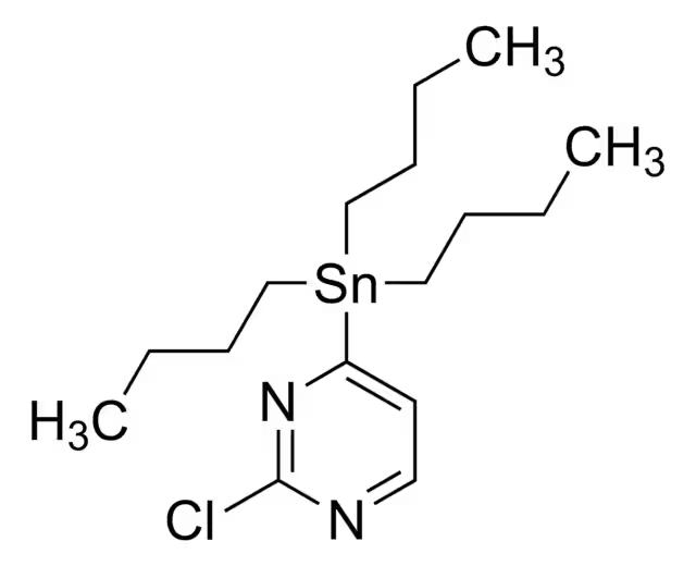 4-(Tributylstannyl)pyrimidine structure, CAS 332133-92-3